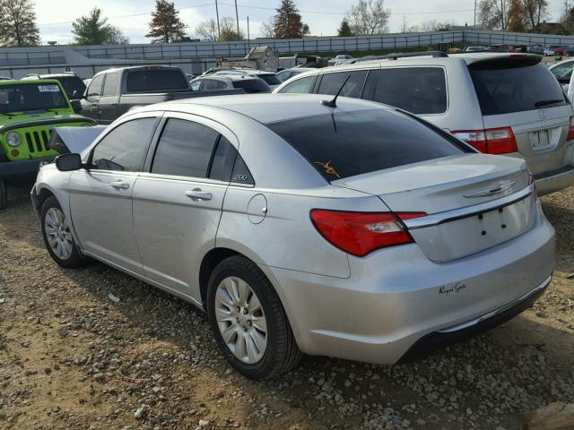 1C3BC4FBXBN536173 - 2011 CHRYSLER 200 LX SILVER photo 3