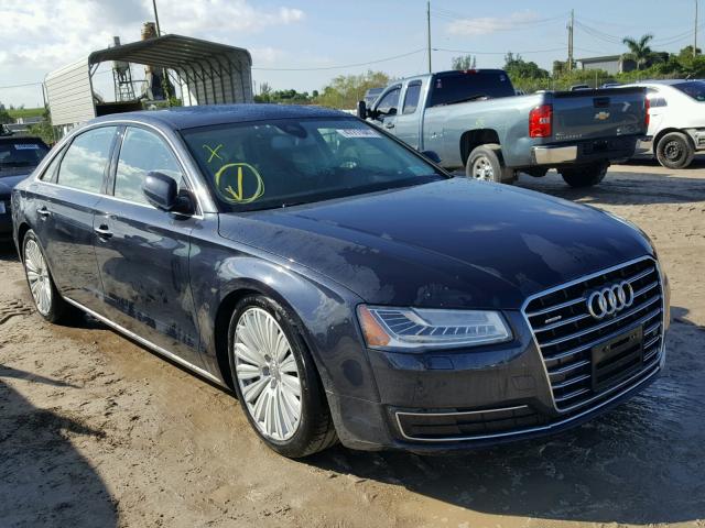 WAU3GAFD2FN007789 - 2015 AUDI A8 L QUATT GRAY photo 1