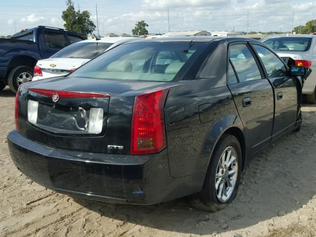 1G6DM57N830103792 - 2003 CADILLAC CTS BLACK photo 4