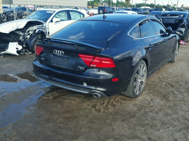 WAU3GAFC6DN052481 - 2013 AUDI A7 PRESTIG BLACK photo 4