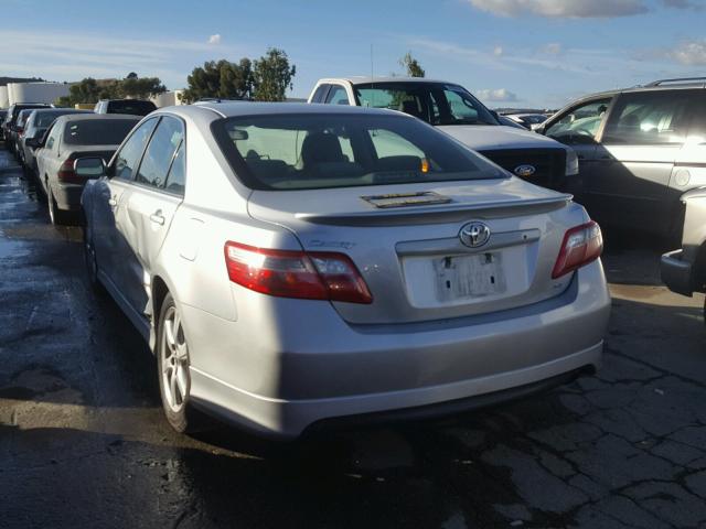 4T1BE46K47U713122 - 2007 TOYOTA CAMRY NEW SILVER photo 3