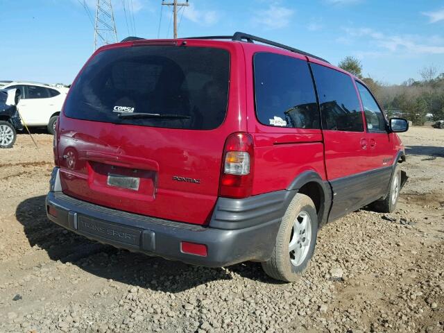 1GMDX03E5VD150847 - 1997 PONTIAC TRANS SPOR RED photo 4