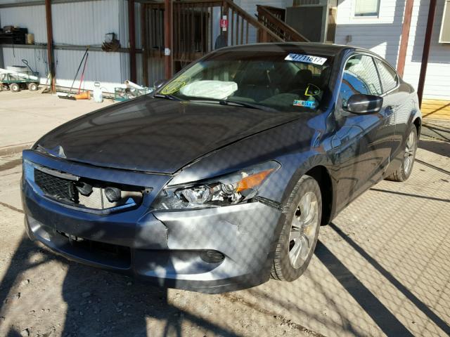 1HGCS11809A015933 - 2009 HONDA ACCORD EXL SILVER photo 2