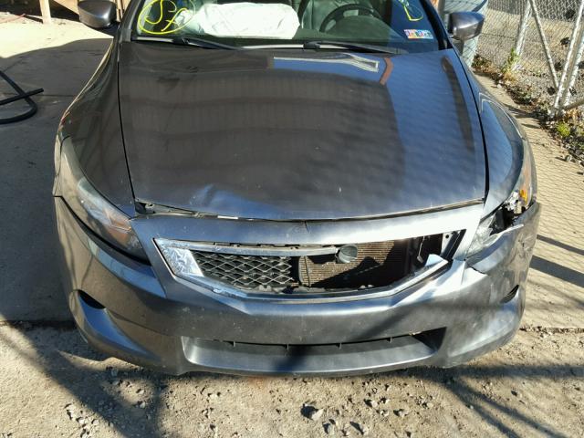 1HGCS11809A015933 - 2009 HONDA ACCORD EXL SILVER photo 7