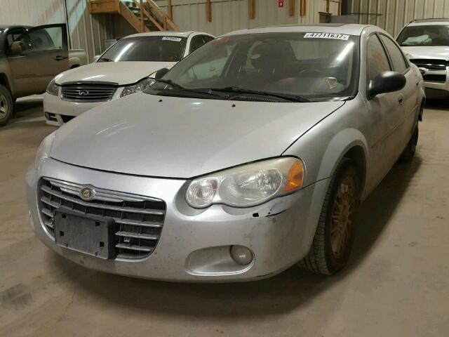 1C3EL56R95N539070 - 2005 CHRYSLER SEBRING TO SILVER photo 2