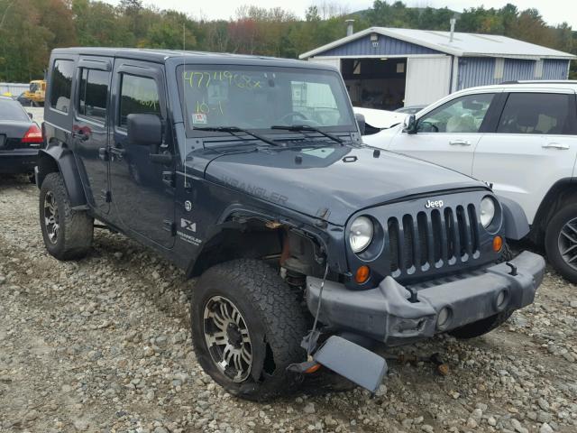 1J4GA39137L156111 - 2007 JEEP WRANGLER X BLUE photo 1