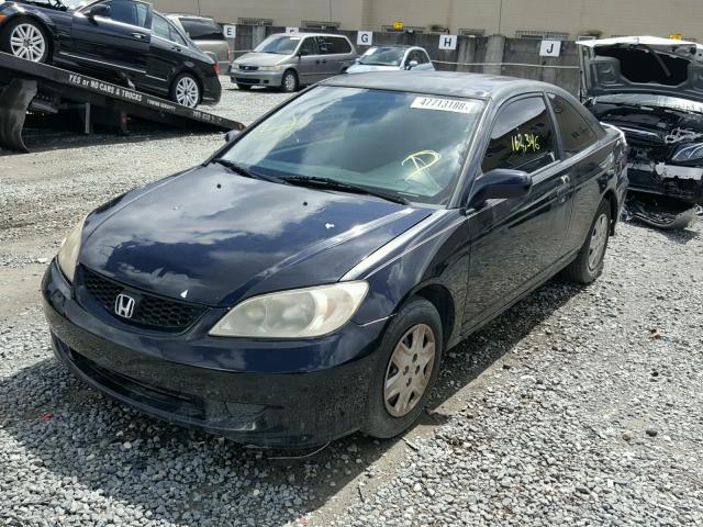 1HGEM22194L023164 - 2004 HONDA CIVIC DX V أسود صورة 2