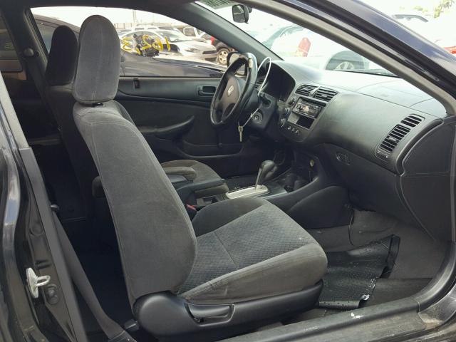 1HGEM22194L023164 - 2004 HONDA CIVIC DX V أسود صورة 5