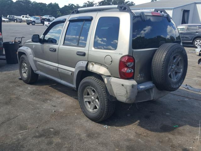1J4GL38K26W182720 - 2006 JEEP LIBERTY RE TAN photo 3