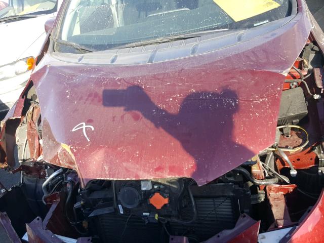 1N4BZ0CP8GC302707 - 2016 NISSAN LEAF SV RED photo 7