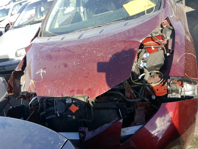 1N4BZ0CP8GC302707 - 2016 NISSAN LEAF SV RED photo 9