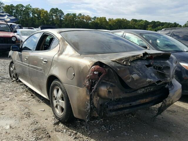 2G2WP552261264240 - 2006 PONTIAC GRAND PRIX TAN photo 3