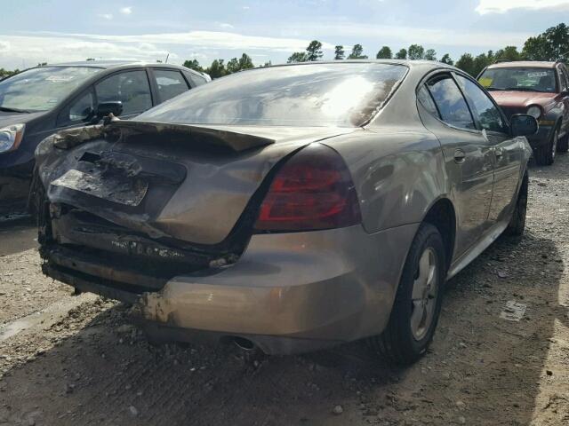 2G2WP552261264240 - 2006 PONTIAC GRAND PRIX TAN photo 4