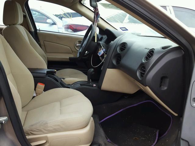 2G2WP552261264240 - 2006 PONTIAC GRAND PRIX TAN photo 5