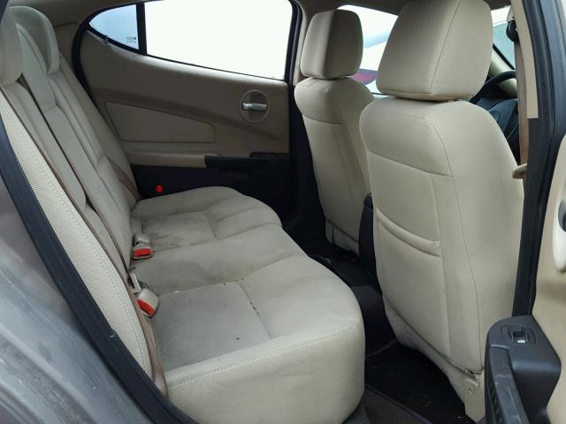 2G2WP552261264240 - 2006 PONTIAC GRAND PRIX TAN photo 6