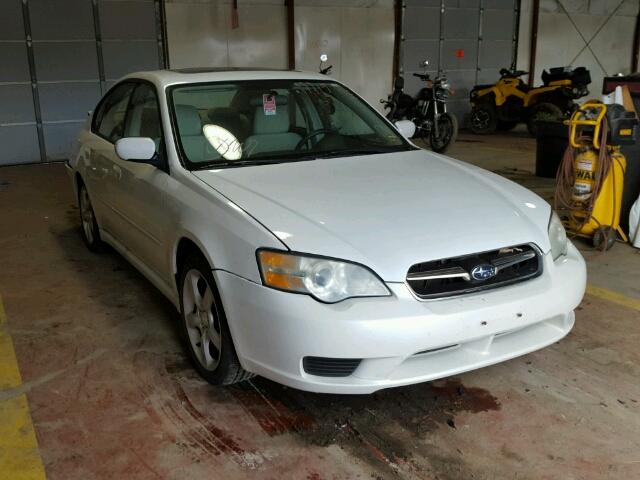 4S3BL626466201524 - 2006 SUBARU LEGACY 2.5 WHITE photo 1