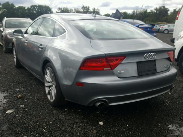 WAUSGAFC8CN023560 - 2012 AUDI A7 PRESTIG GRAY photo 3