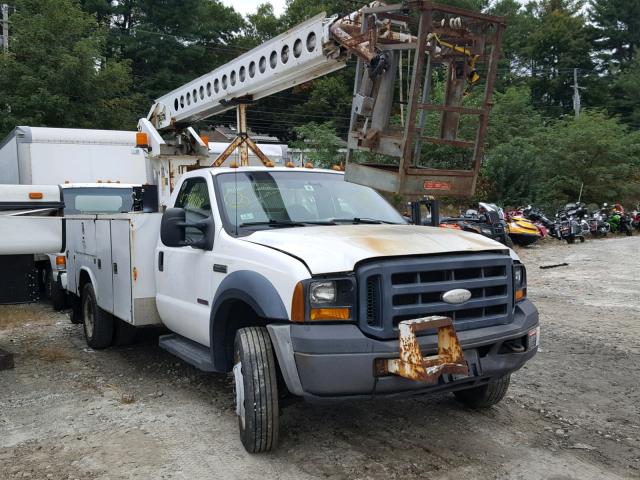 1FDAF56P76ED26518 - 2006 FORD F550 SUPER WHITE photo 1