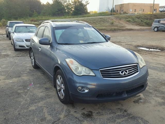 JNKAJ09F98M358886 - 2008 INFINITI EX35 BASE BLUE photo 1