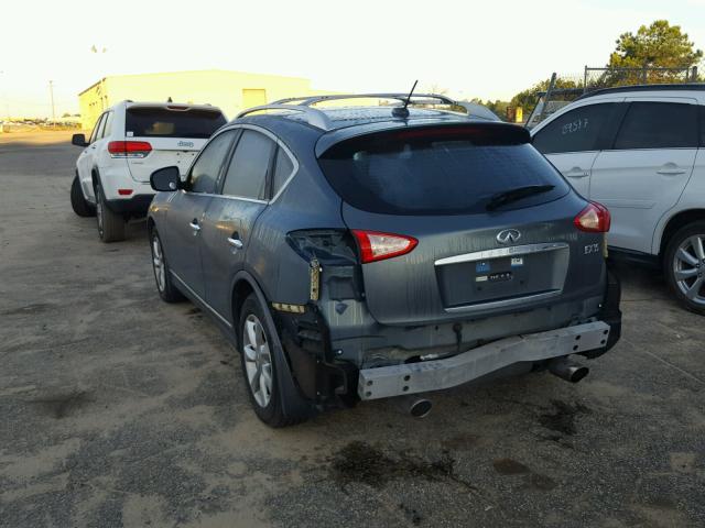 JNKAJ09F98M358886 - 2008 INFINITI EX35 BASE BLUE photo 3