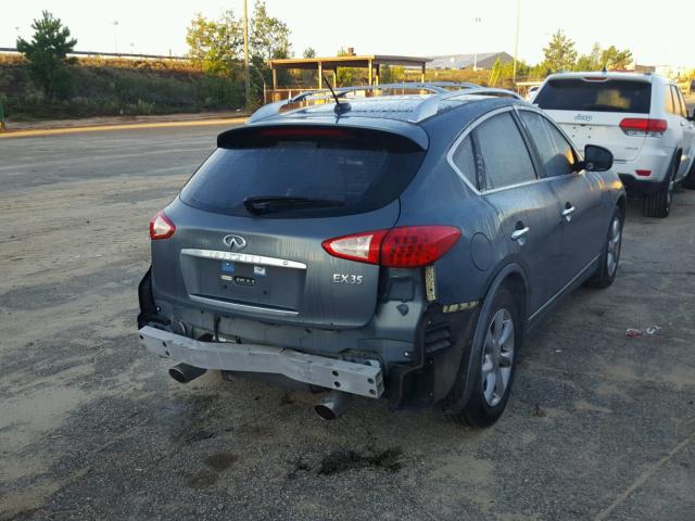 JNKAJ09F98M358886 - 2008 INFINITI EX35 BASE BLUE photo 4