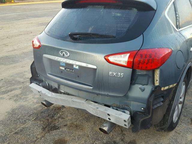 JNKAJ09F98M358886 - 2008 INFINITI EX35 BASE BLUE photo 9