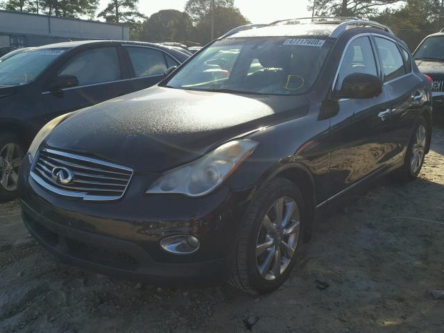 JNKAJ09FX8M361716 - 2008 INFINITI EX35 BASE BLACK photo 2