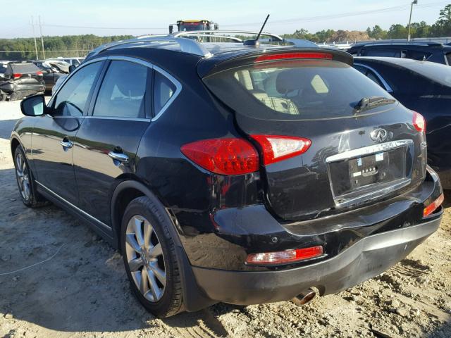 JNKAJ09FX8M361716 - 2008 INFINITI EX35 BASE BLACK photo 3