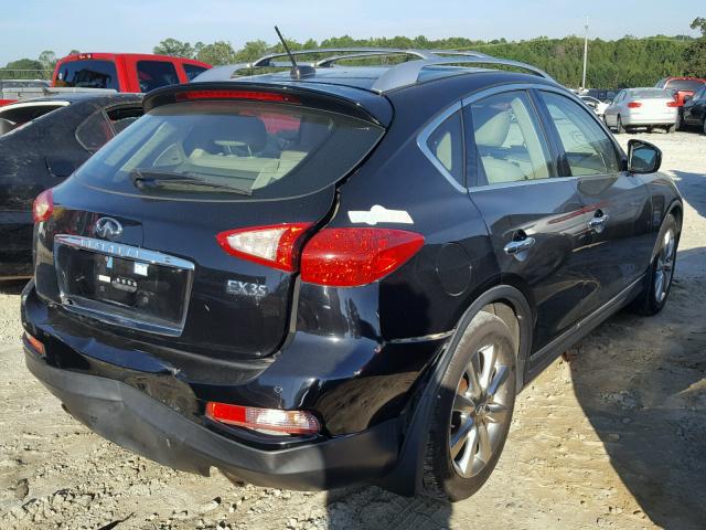 JNKAJ09FX8M361716 - 2008 INFINITI EX35 BASE BLACK photo 4