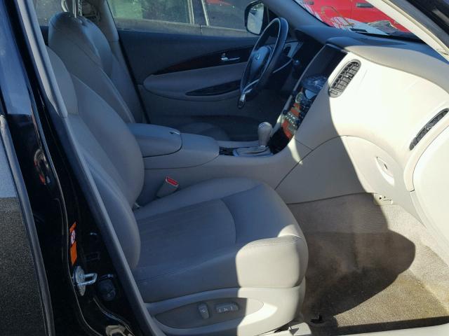 JNKAJ09FX8M361716 - 2008 INFINITI EX35 BASE BLACK photo 5