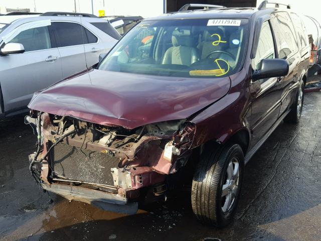 1GNDV33177D210887 - 2007 CHEVROLET UPLANDER L 栗色 照片 2