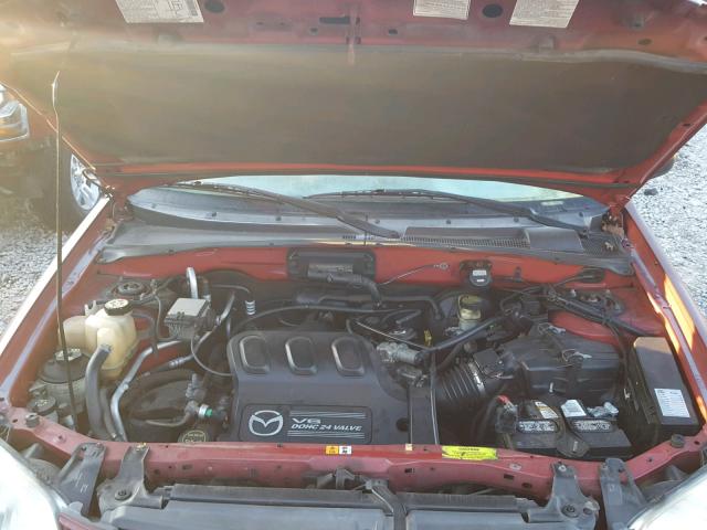 4F2CZ96103KM45810 - 2003 MAZDA TRIBUTE ES MAROON photo 7