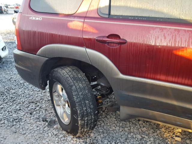 4F2CZ96103KM45810 - 2003 MAZDA TRIBUTE ES MAROON photo 9