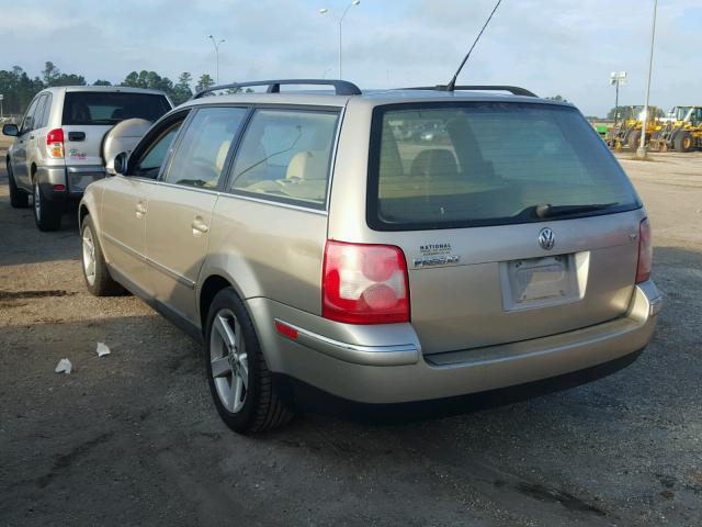 WVWWH63B64E233313 - 2004 VOLKSWAGEN PASSAT GLX BEIGE photo 3