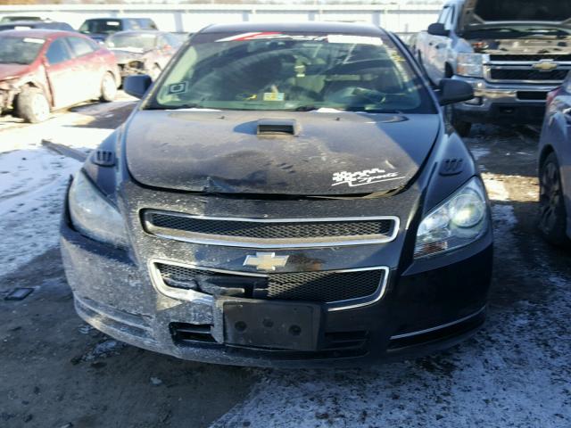 1G1ZG57B08F271214 - 2008 CHEVROLET MALIBU LS შავი ფოტო 10