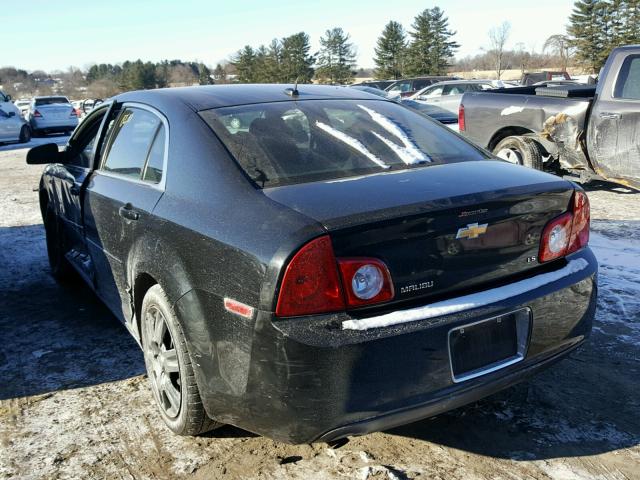 1G1ZG57B08F271214 - 2008 CHEVROLET MALIBU LS შავი ფოტო 3