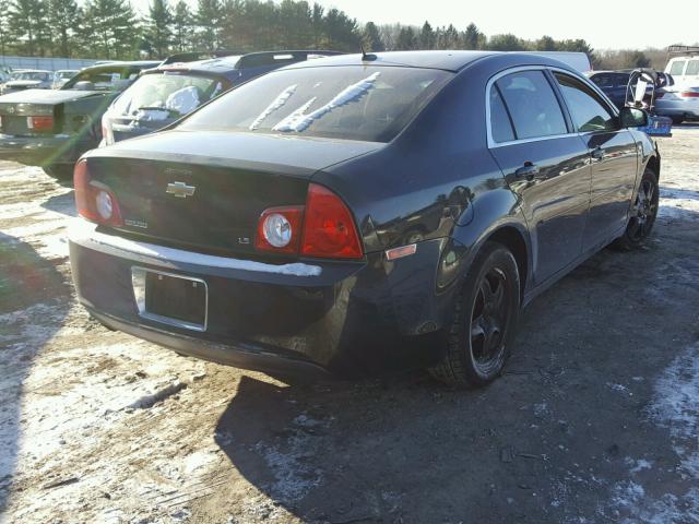 1G1ZG57B08F271214 - 2008 CHEVROLET MALIBU LS შავი ფოტო 4