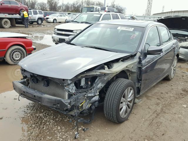 1HGCP2F7XBA141181 - 2011 HONDA ACCORD EX GRAY photo 2