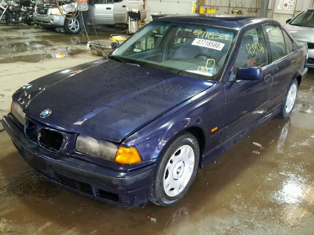 WBACC0329VEK21539 - 1997 BMW 318 I AUTO BLUE photo 2