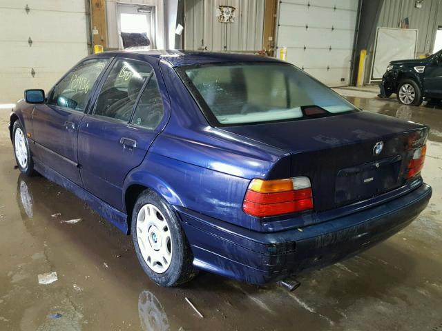 WBACC0329VEK21539 - 1997 BMW 318 I AUTO BLUE photo 3