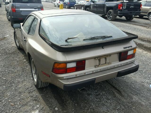 WP0AA0945DN458973 - 1983 PORSCHE 944 GOLD photo 3