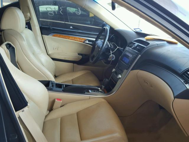 19UUA66256A035793 - 2006 ACURA 3.2TL GRAY photo 5