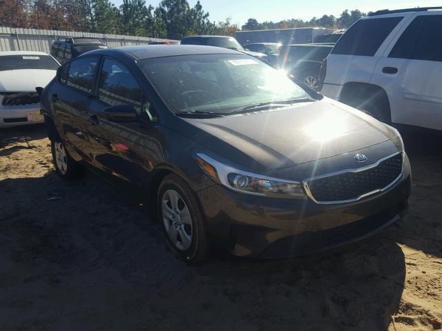 3KPFK4A74HE036333 - 2017 KIA FORTE LX CHARCOAL photo 1