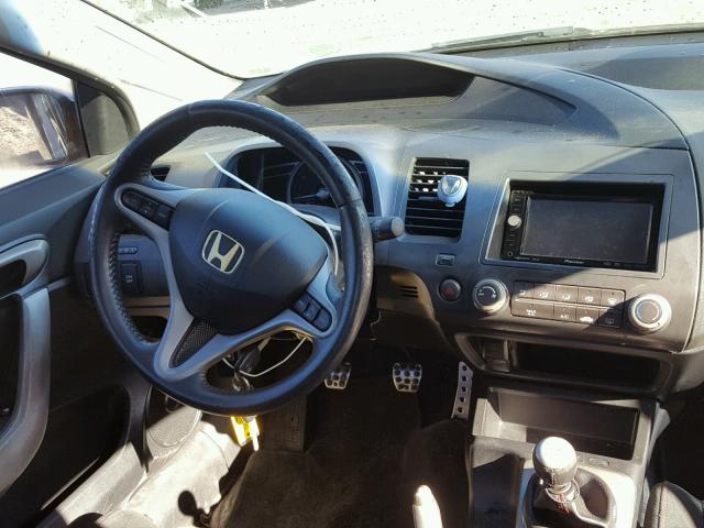 2HGFG21567H709633 - 2007 HONDA CIVIC SI BLACK photo 9