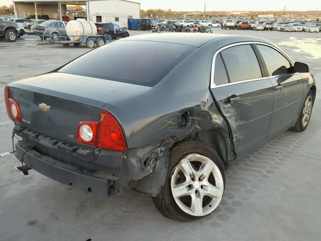 1G1ZG57B49F167603 - 2009 CHEVROLET MALIBU LS GRAY photo 4