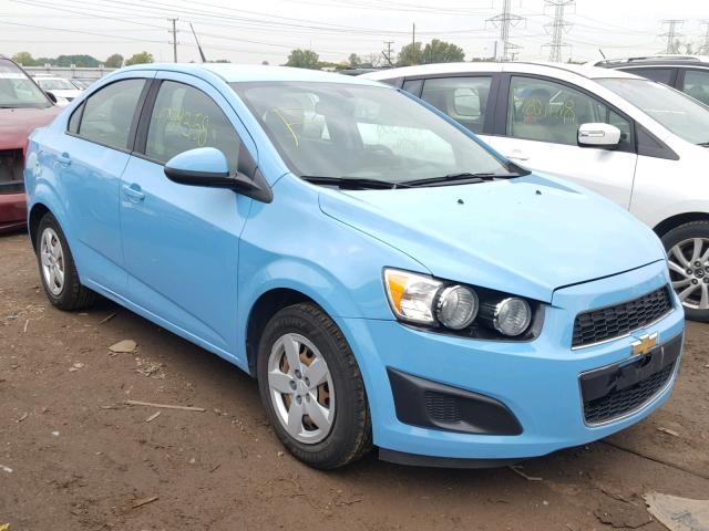 1G1JA5SH4E4158934 - 2014 CHEVROLET SONIC LS BLUE photo 1