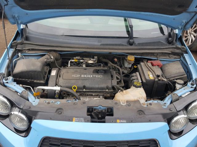 1G1JA5SH4E4158934 - 2014 CHEVROLET SONIC LS BLUE photo 7
