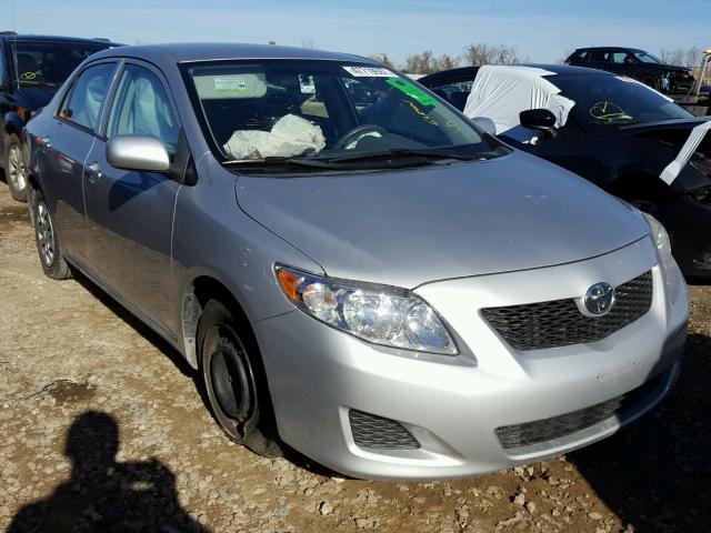 1NXBU4EE5AZ249036 - 2010 TOYOTA COROLLA BA SILVER photo 1