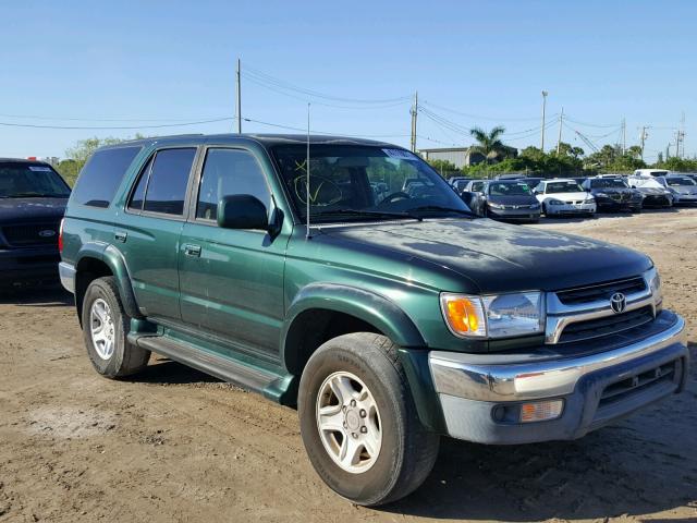 JT3GN86RX10192358 - 2001 TOYOTA 4RUNNER SR GREEN photo 1