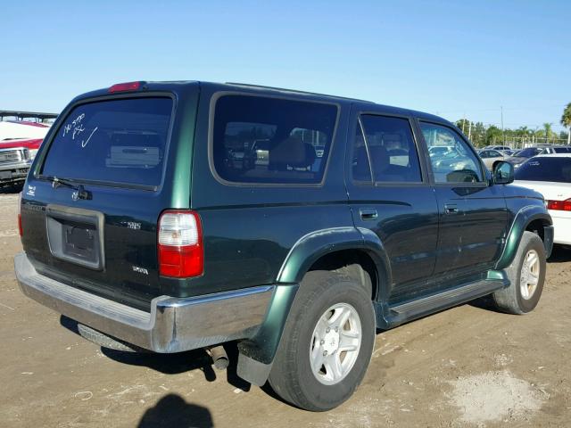 JT3GN86RX10192358 - 2001 TOYOTA 4RUNNER SR GREEN photo 4